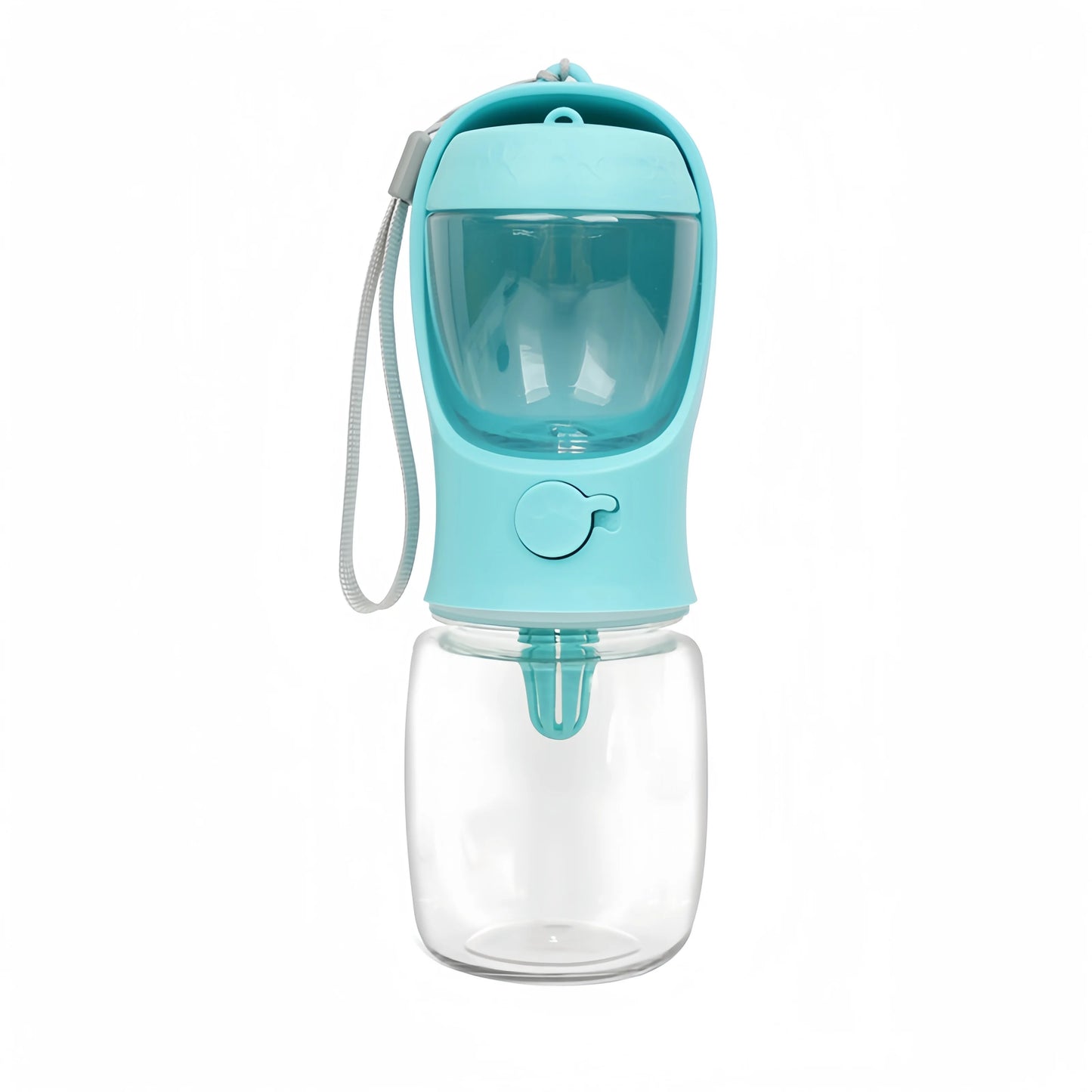 2-in-1 Portable Pet Water Bottle & Food Container | Travel Dog & Cat Feeder