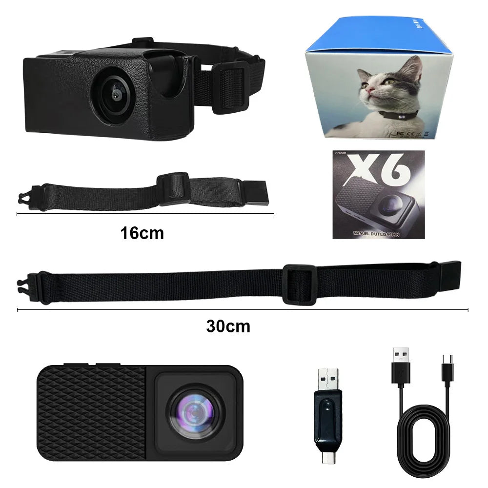 BORME X6 Pet Collar Camera