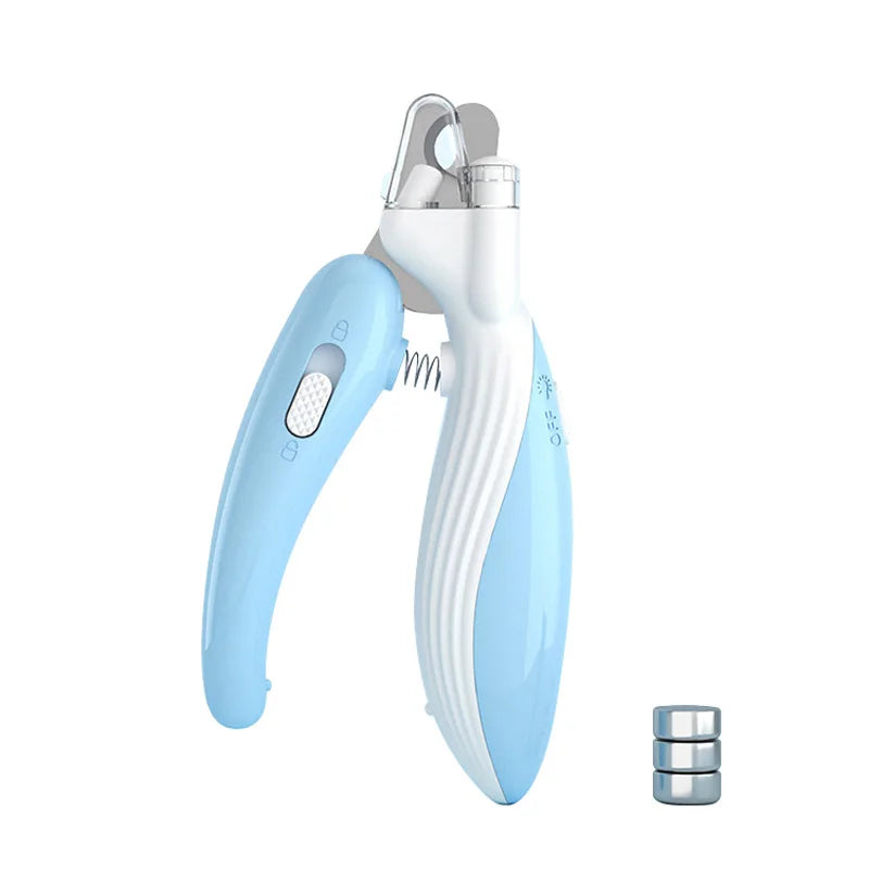 Professional Pet Nail Clippers with LED Light | Safe Trimmer for Dogs & Cats