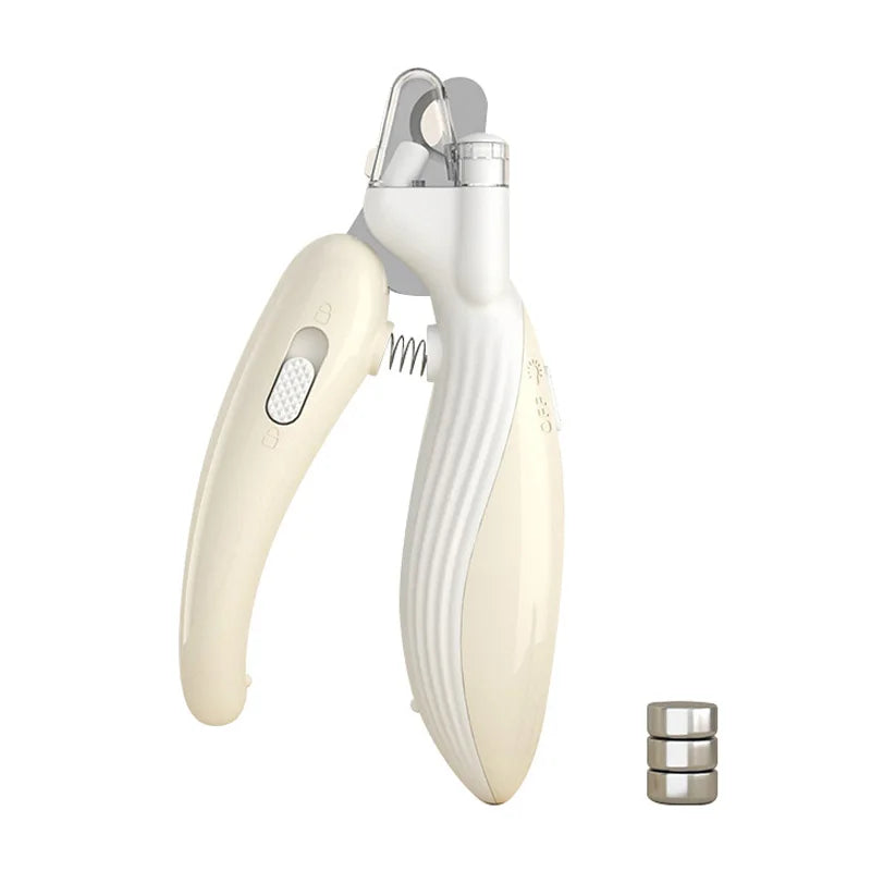 Professional Pet Nail Clippers with LED Light | Safe Trimmer for Dogs & Cats