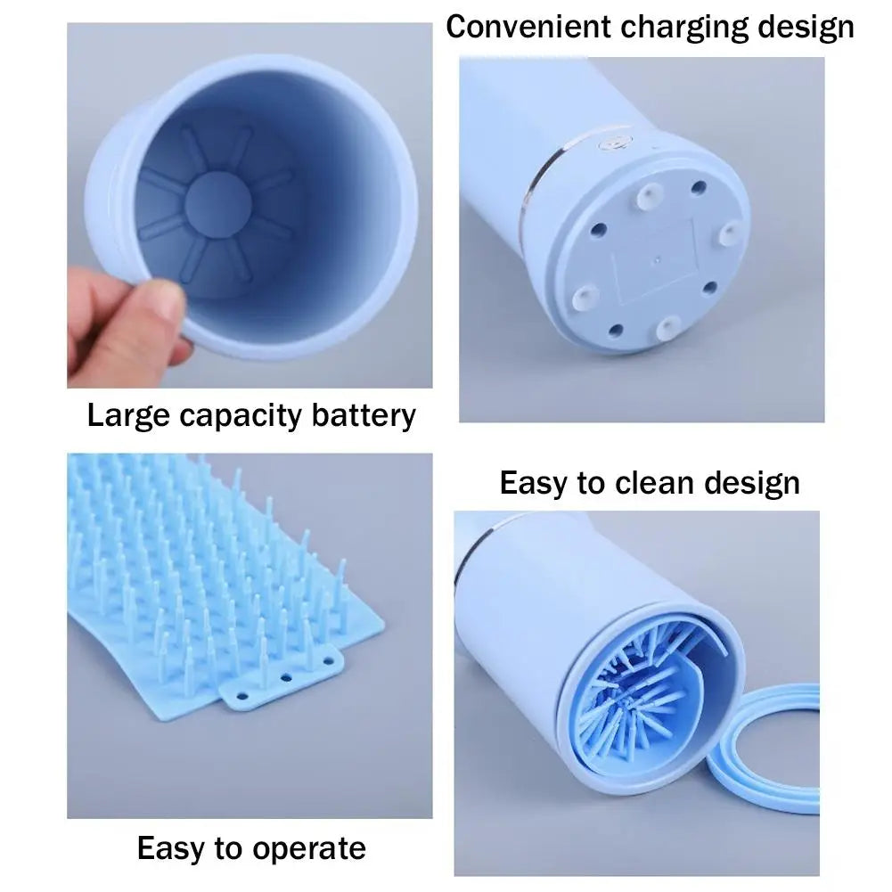 Portable Electric Paw Washer | USB Rechargeable | Small & Medium Dogs, Cats