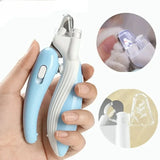 Professional Pet Nail Clippers with LED Light | Safe Trimmer for Dogs & Cats